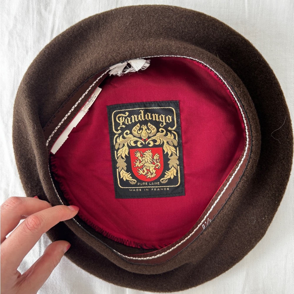Classic Brown Beret Vintage RARE